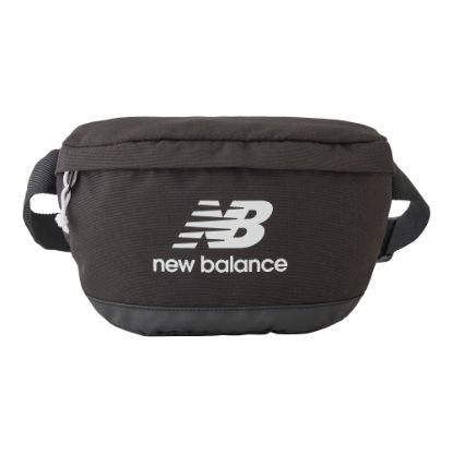 Picture of New Balance Athletics Waist Bag, 6-3/4inH x 10-7/16inW x 2-13/16inD, Black