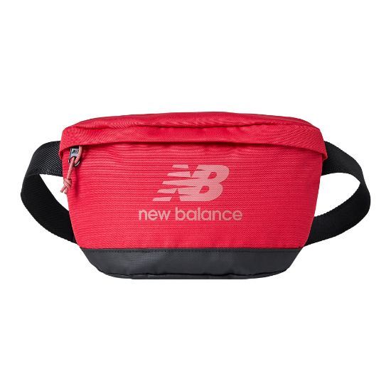 Picture of New Balance Athletics Waist Bag, 6-3/4inH x 10-7/16inW x 2-13/16inD, Red