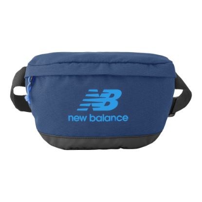 Picture of New Balance Athletics Waist Bag, 6-3/4inH x 10-7/16inW x 2-13/16inD, Blue