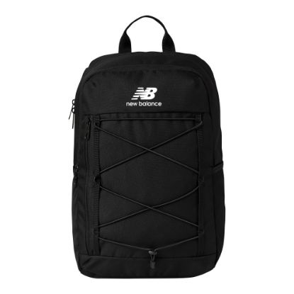 Picture of New Balance Cord Backpack With 14in Laptop Pocket, Black