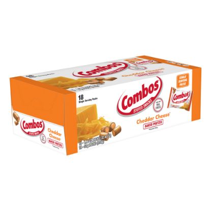 Picture of Combos Snack, Cheddar Cheese Pretzel, 1.8 Oz, Box Of 12