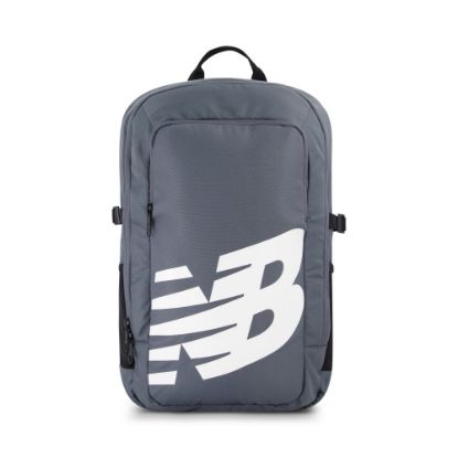 Picture of New Balance Logo Backpack With 14in Laptop Pocket, Gray