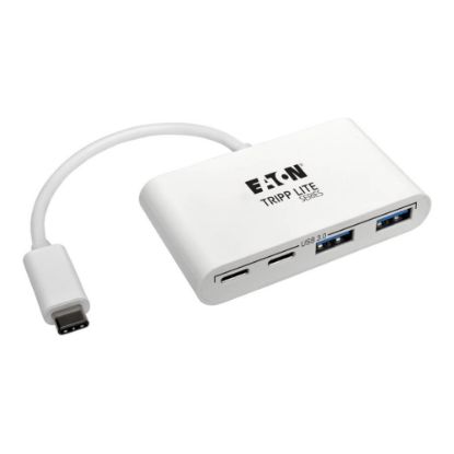 Picture of Eaton Tripp Lite series 4-Port USB C USB 3.1 Gen 1 Portable Hub USB-C to x2 USB-A and x2 USB-C, USB Type-C, USB Type C - Hub - 4 x USB 3.1 Gen 1 - desktop