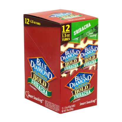 Picture of Blue Diamond Bold Almonds, Sriracha, 1.5 Oz, Pack Of 12 Pouches