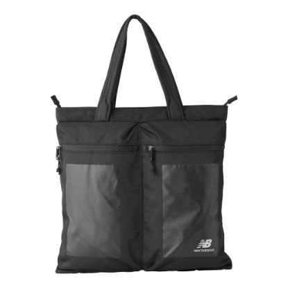 Picture of New Balance Terrian Dual-Pocket Tote Bag, 16-15/16in x 16-15/16inD, Black