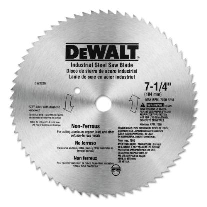 Picture of Steel Circular Saw Blades, 7 1/4 in, 68 Teeth