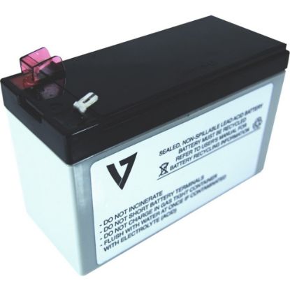 Picture of V7 RBC2 UPS Replacement Battery for APC - 12 V DC - Lead Acid - Leak Proof/Maintenance-free - 3 Year Minimum Battery Life - 5 Year Maximum Battery Life