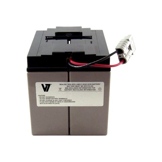 Picture of V7 RBC7-V7 - UPS battery - 1 x battery - lead acid - for P/N: SMT1500C, SMT1500I-AR, SMT1500IC, SMT1500NC, SMT1500TW, SUA1500ICH-45, SUA1500-TW