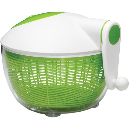 Picture of Starfrit Salad Spinner - Salad Spinner - Serving - Dishwasher Safe - Green/White