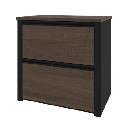 Picture of Bestar Connexion 30-3/4inW x 19-3/5inD Lateral 2-Drawer File Cabinet, Antigua/Black