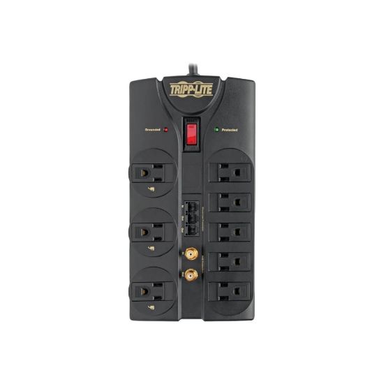 Picture of Tripp Lite Protect It! Eight-Outlet Surge Suppressor, Dark Gray