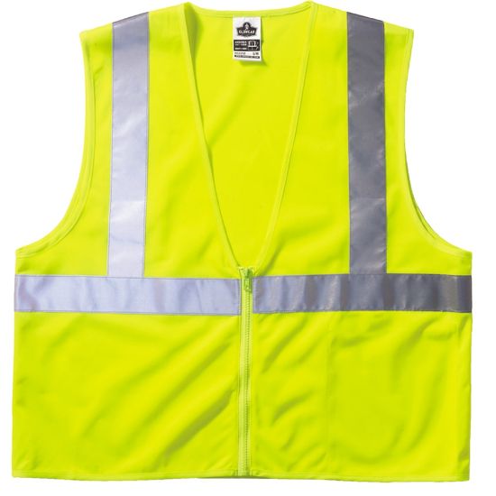 Picture of Ergodyne GloWear Safety Vest, 8210Z Economy Mesh Type-R Class 2, Large/X-Large, Lime