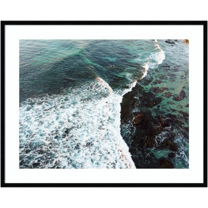 Picture of Amanti Art La Jolla 3 by Rachel Dowd Wood Framed Wall Art Print, 41inW x 33inH, Black