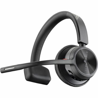 Picture of Poly Voyager 4310 Microsoft Teams Certified USB-C Headset +BT700 dongle - Google Assistant, Siri - Stereo - USB Type A - Wired/Wireless - Bluetooth - 164 ft - 20 Hz - 20 kHz - On-ear - Binaural - Ear-cup - 4.92 ft Cable