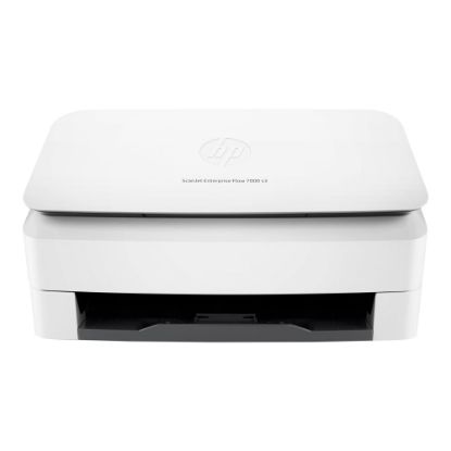 Picture of HP ScanJet Enterprise Flow 7000 s3 Sheet-feed Scanner - Document scanner - Contact Image Sensor (CIS) - Duplex - A4/Legal - 600 dpi x 600 dpi - up to 75 ppm (mono) / up to 75 ppm (color) - ADF (80 sheets) - up to 7500 scans per day - USB 3.0, USB 2.0