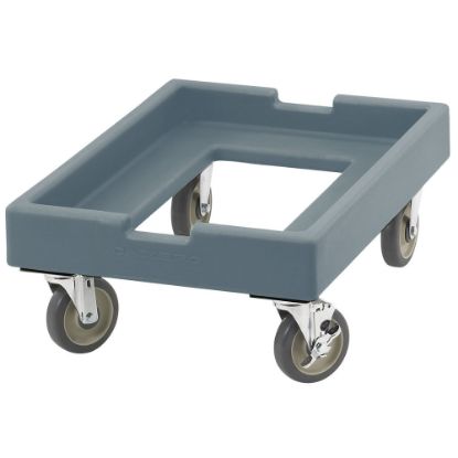 Picture of Cambro Camdolly Pizza Dough Box Dolly, 10inH x 20inW x 28inD, Slate Blue