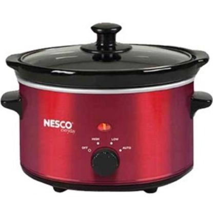 Picture of Nesco 1.5 Quart Slow Cooker (Metalic Red) - 120 W1.50 quart - Metallic Red