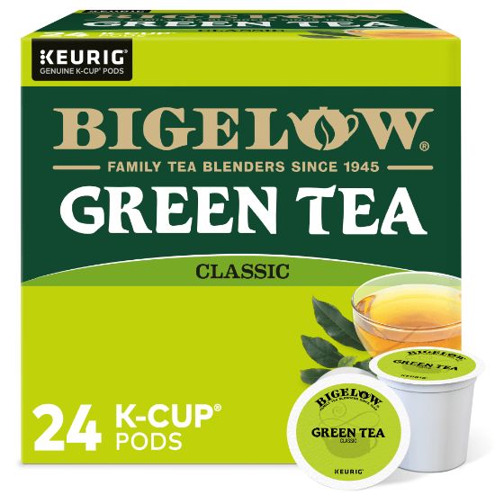 Picture of Bigelow Single-Serve K-Cup Pods, Green Tea, Box Of 24