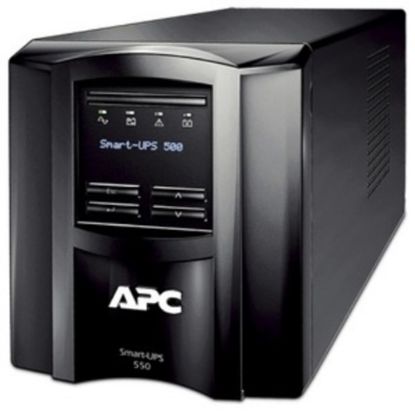 Picture of APC by Schneider Electric Smart-UPS 500VA LCD 100V - Tower - 4 Hour Recharge - 100 V AC Input - 100 V AC Output - Sine Wave - 6 x NEMA 5-15R - 6 x Battery/Surge Outlet