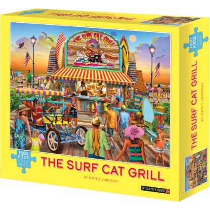 Picture of Willow Creek Press 1,000-Piece Puzzle, The Surf Cat Grill