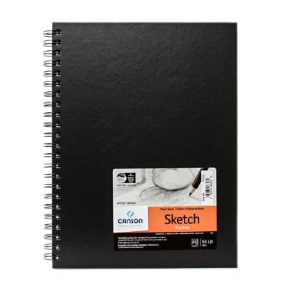 Picture of Canson Field Sketchbook, 9in x 12in, 80 Sheets, Black