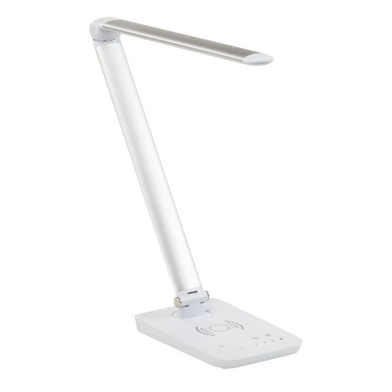 Picture of Safco Vamp LED Wireless Charging Lamp, 16-3/4inH, Silver