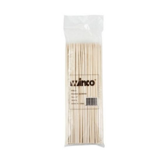 Picture of Winco Bamboo Skewers, 8in, Brown, Pack Of 100 Skewers