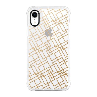 Picture of OTM Essentials Tough Edge Case For iPhone XR, Geo Gold, OP-YP-Z120A