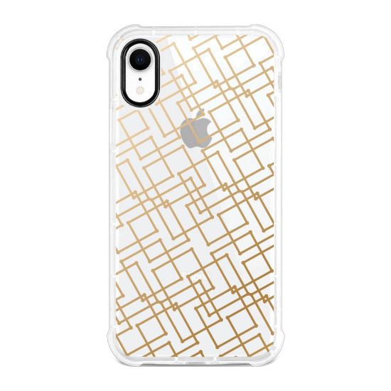 Picture of OTM Essentials Tough Edge Case For iPhone XR, Geo Gold, OP-YP-Z120A