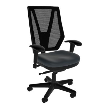 Picture of Sitmatic GoodFit Ergonomic Mesh High-Back Office Chair, Navy/Black