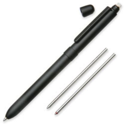 Picture of SKILCRAFT B3 Aviator Multifunction Pen/Pencil, Medium Point, 0.5 mm, Black Barrel, Assorted Ink Colors