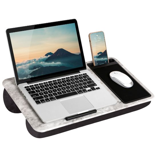 Picture of LapGear Home Office Lap Desk, 21in x 12in, Marble