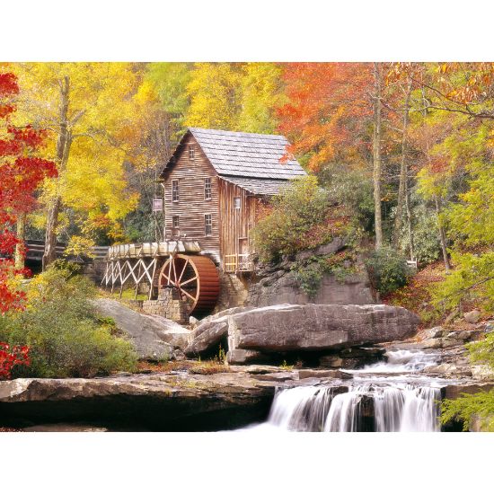 Picture of Biggies Landscape/Seascape Mural, 24in x 18in, Unframed, Water Wheel