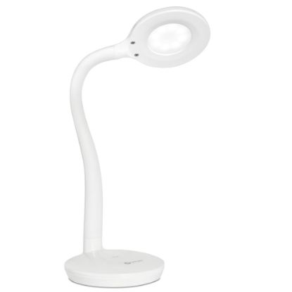 Picture of OttLite Soft Touch Flex LED Lamp, 18inH, White