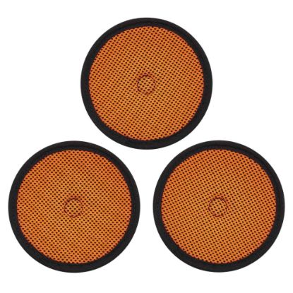 Picture of Ergodyne Skullerz 8983 Hard Hat Replacement Top Pads, Orange, Pack Of 3 Pads