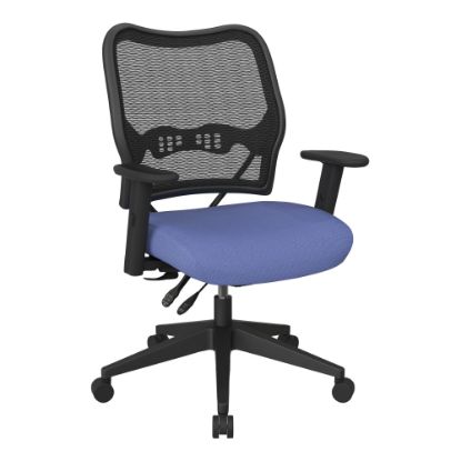 Picture of Office Star Deluxe Ergonomic Fabric AirGrid Back Executive Office Chair, Sky