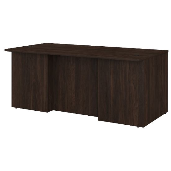 Picture of Bush Business Furniture Office 500 72inW Executive Computer Desk, Black Walnut, Standard Delivery