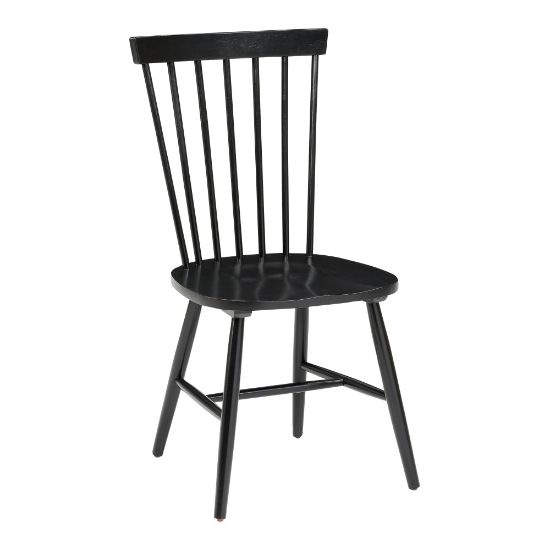 Picture of Office Star Eagle Ridge Dining Chairs, Black, Pack Of 2 Chairs