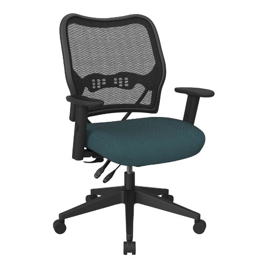 Picture of Office Star Deluxe Ergonomic Mesh AirGrid Back Executive Office Chair, Blue