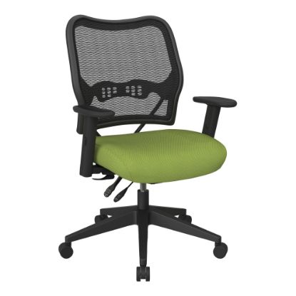 Picture of Office Star Deluxe Ergonomic Mesh AirGrid Back Executive Office Chair, Green