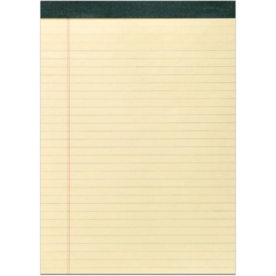 Picture of Roaring Spring Legal Pads, 40 Sheets, 8 1/2in x 11 3/4in, 30% Recycled,Canary, Pack Of 12