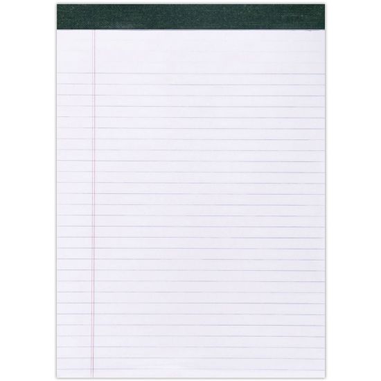 Picture of Roaring Spring Legal Pads, 40 Sheets, 8 1/2in x 11 3/4in, 30% Recycled, White, Pack Of 12