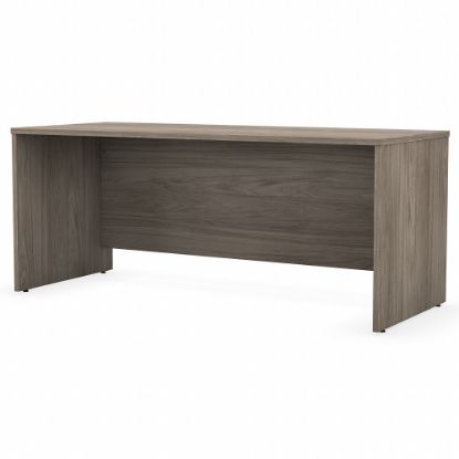 Picture of Bush Business Furniture Studio C Office 72inW Computer Desk, Modern Hickory, Standard Delivery