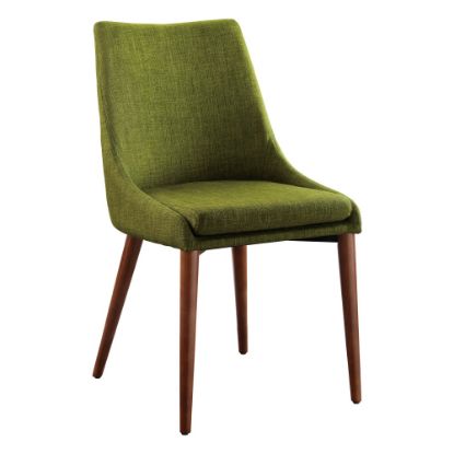 Picture of Office Star Palmer Fabric Dining Accent Chairs, Green, Pack Of 2 Chairs