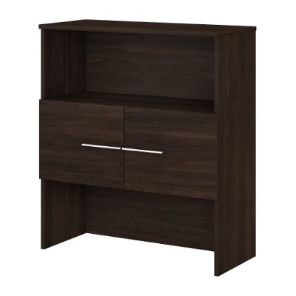 Picture of Bush Business Furniture Office 500 41inH Bookcase Hutch, Black Walnut, Standard Delivery