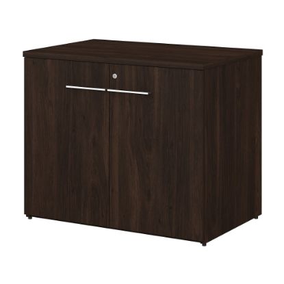 Picture of Bush Business Furniture Office 500 36inW Storage Cabinet With Doors, Black Walnut, Standard Delivery