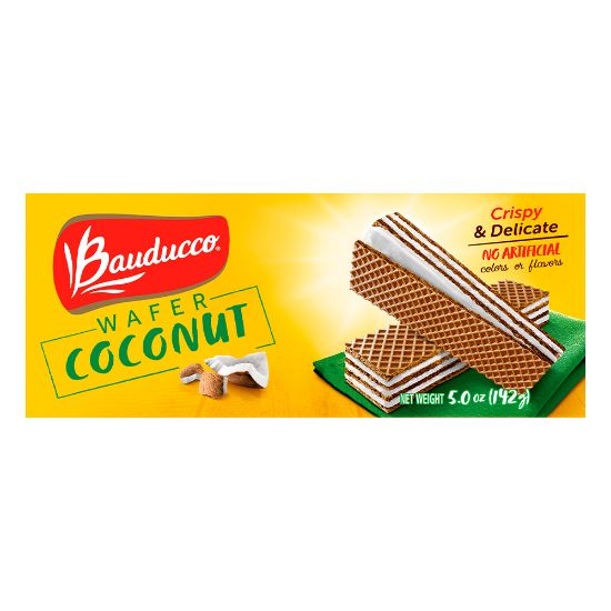 Picture of Bauducco Foods Coconut Wafers, 5. oz, Case Of 36 Packages