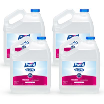 Picture of Purell Food Service Surface Sanitizer, Unscented, 139.2 Oz Bottle, Case Of 4