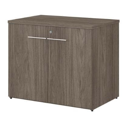 Picture of Bush Business Furniture Office 500 36inW Storage Cabinet With Doors, Modern Hickory, Standard Delivery