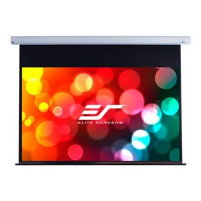 Picture of Elite Screens Saker Series SK120XHW-E20 - Projection screen - ceiling mountable, wall mountable - motorized - 110 V - 120in (120.1 in) - 16:9 - MaxWhite FG - white enamel